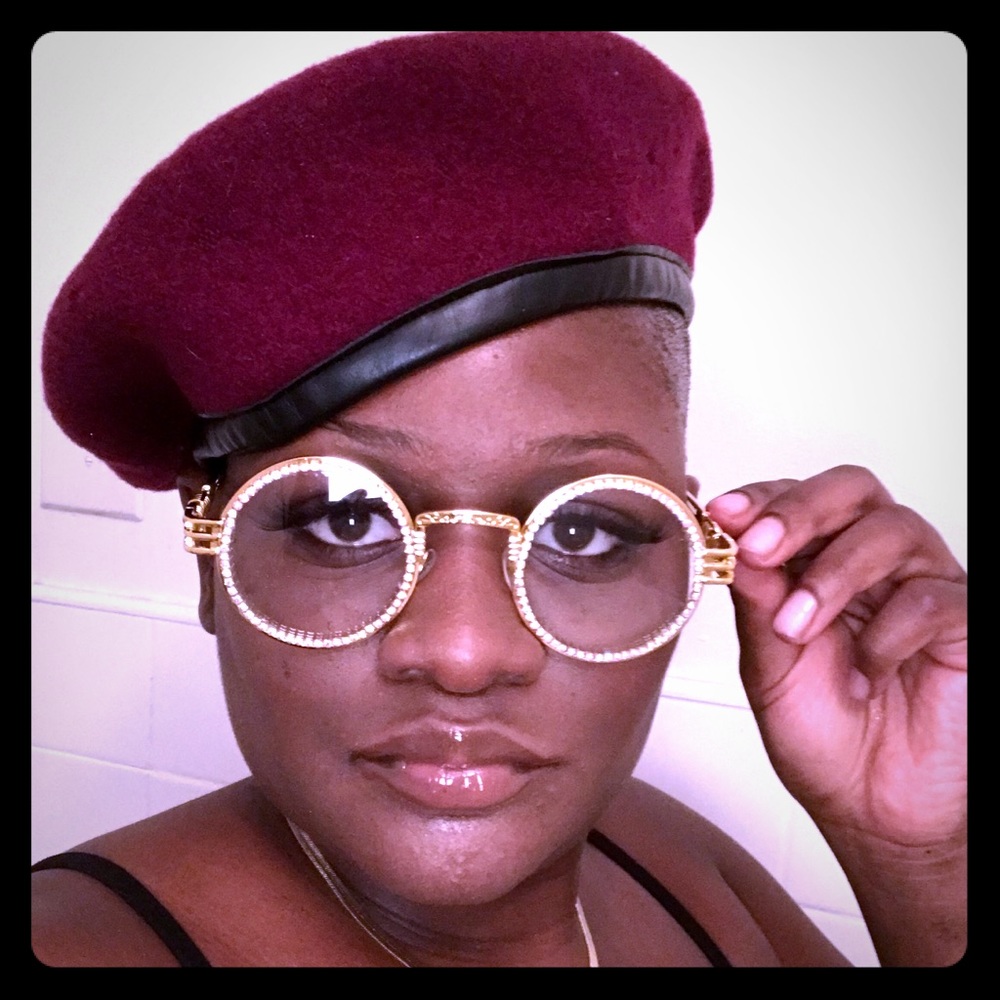 Fashion frames/studded Eyeglasses nonprescription